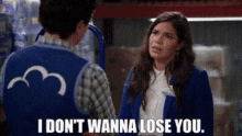 Superstore Amy Sosa GIF - Superstore Amy Sosa I Dont Wanna Lose You GIFs