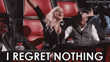 Iregretnothing GIF - The Voice Christina Aguilera I Regret Nothing GIFs