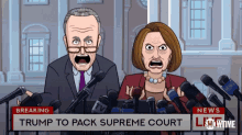 Trump To Pack Supreme Court Screaming GIF - Trump To Pack Supreme Court Screaming Yelling GIFs