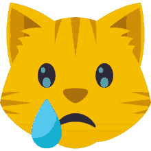 teary eyed cat joypixels sadness emotional teary eyed cat joypixels sadness emotional