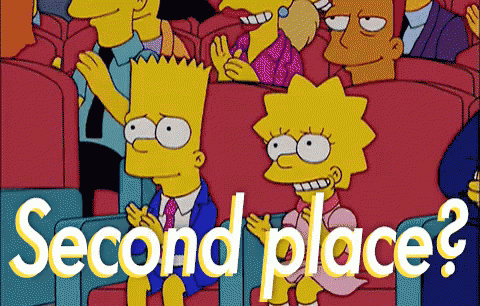 Second Place Gif Second Place The Simpsons Discover Share Gifs