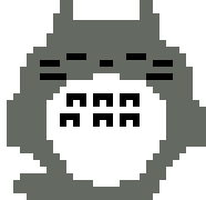 Totoro Ghibli Miyazaki Pixel Sticker - Totoro Ghibli Miyazaki Pixel Cute Stickers