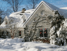 House Snow GIF - House Snow Snowfall GIFs