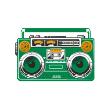 Music Radio Sticker - Music Radio Beat Stickers