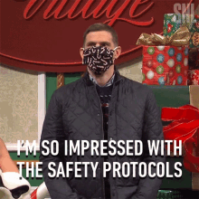 Im So Impressed With The Safety Protocols Saturday Night Live GIF - Im So Impressed With The Safety Protocols Saturday Night Live Im Impressed GIFs