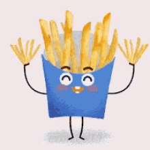 Dancing Fries GIF - Dancing Fries Happy GIFs