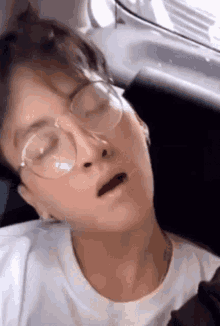 Sleeping Mouth Open GIF - Sleeping Mouth Open Tired GIFs