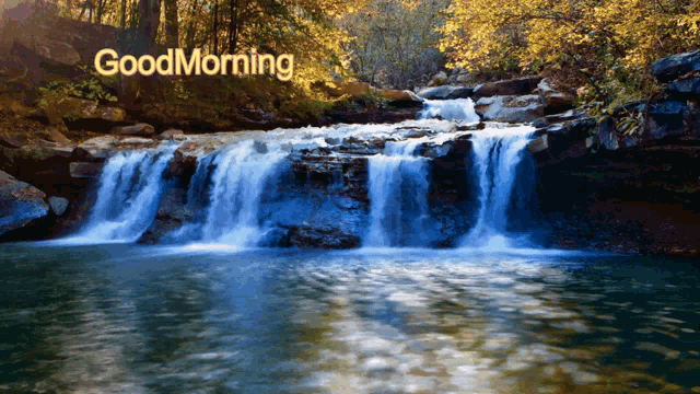 Good Morning Nature GIF Good Nature Waterfalls - Discover & Share