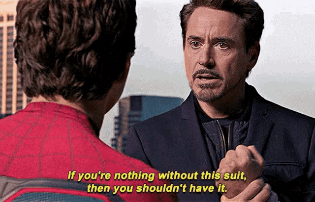 Spider Man Tony Stark GIF - Spider Man Tony Stark If Youre ...
