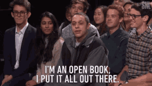 Im An Open Book I Put It All Out There GIF - Im An Open Book I Put It All Out There Honest GIFs