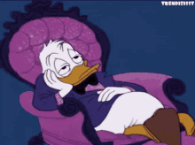 tired lazy bed time donald duck sleepy eyes