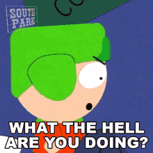 What The Hell Are You Doing Kyle Broflovski GIF - What The Hell Are You Doing Kyle Broflovski South Park GIFs