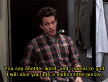 Iasip Dont Say Another Word GIF - Iasip Dont Say Another Word Or Else GIFs
