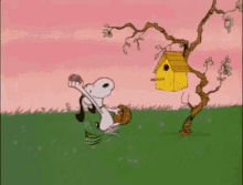 Snoopy Celebra La Pascua GIF - Huevo De Pascua Pascuas Snoopy GIFs