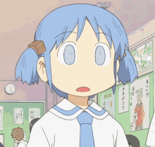 Anime Nichijou GIF - Anime Nichijou Embarrased GIFs