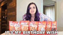 Its My Birthday Wish Lauren Webber GIF - Its My Birthday Wish Lauren Webber Laurenzside GIFs