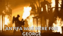 Antifa Was Here For George George Floyd GIF - Antifa Was Here For George George Floyd Antifa GIFs