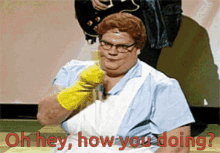Oh Hey How You Doing GIF - Oh Hey How You Doing Lunch Lady GIFs
