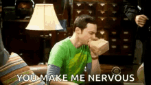 Hyperventilate Nervous GIF - Hyperventilate Nervous Sheldon GIFs