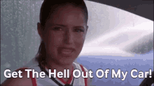 Glee Quinn Fabray GIF - Glee Quinn Fabray Get The Hell Out Of My Car GIFs