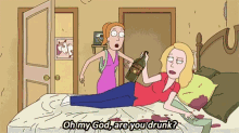 Beth Drunk GIF - Beth Drunk Rick And Morty GIFs
