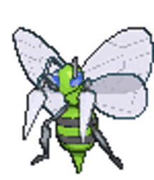 shiny beedrill bee fly shiny beedrill bee fly