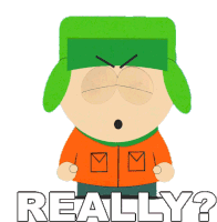 Really Kyle Broflovski Sticker - Really Kyle Broflovski South Park Stickers