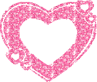Heart Glitter Sticker - Heart Glitter Blingee Stickers