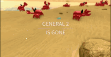 Meme Roblox General Two Is Gone GIF - Meme Roblox General Two Is Gone Crabs GIFs