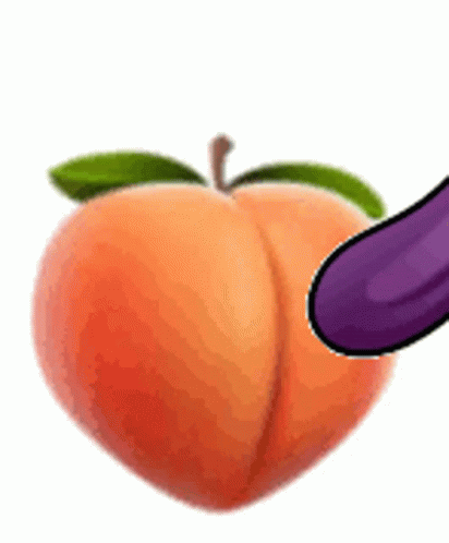 zeyzey,peach,peche,eggplant,gif,animated gif,gifs,meme.