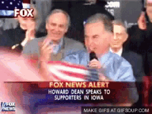 howard dean fox news campaign clapping