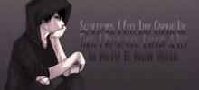 sad quote yamoshi midnight depression anime sad quote