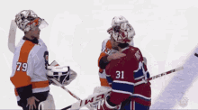 Philadelphia Flyers Montreal Canadiens GIF - Philadelphia Flyers Montreal Canadiens Carter Hart GIFs