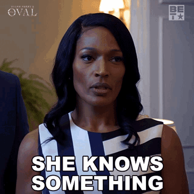 She Knows Something Victoria Franklin GIF - She Knows Something ...