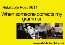 When Someone Corrects My Grammar Relatable Post611 GIF - When Someone Corrects My Grammar Relatable Post611 Clapping GIFs