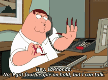 family guy peter griffin hey la rhonda four people