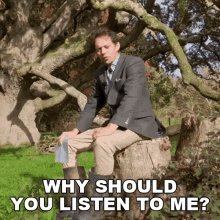 Why Should You Listen To Me Benjamin GIF - Why Should You Listen To Me Benjamin Engvid GIFs