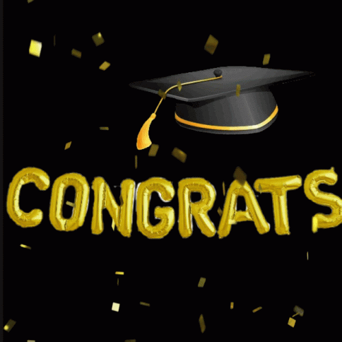 The perfect Congrats Congratulations Graduation Animated GIF for your conve...