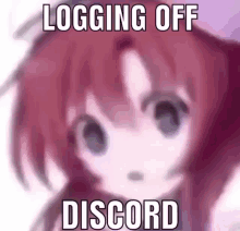 logging off discord