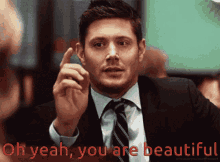 Supernatural Oh Yeah GIF - Supernatural Oh Yeah You Are Beautiful GIFs