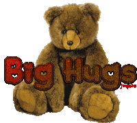 Big Hugs Glittery Sticker - Big Hugs Glittery Red Glitter Stickers