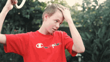 Fixing Hair Carson Lueders GIF - Fixing Hair Carson Lueders Hand Comb GIFs