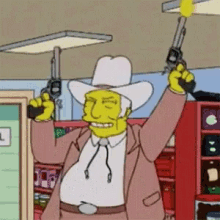Texas GIF - Cowboy Simpsons GIFs