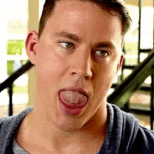 Channing Tatum Tongue GIF - Channing Tatum Tongue Creepy Tongue GIFs