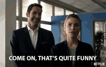 Come On Thats Quite Funny Tom Ellis GIF - Come On Thats Quite Funny Tom Ellis Lucifer Morningstar GIFs