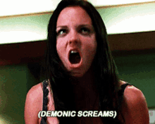 Scary Movie Cindy Campbell GIF - Scary Movie Cindy Campbell Demonic Screams GIFs