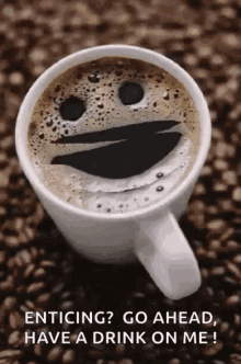 Coffee Smiley GIF - Coffee Smiley Coffee For You GIFs