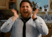 jonah hill yay african child screaming shouting