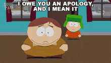 I Owe You An Apology And I Mean It Cartman GIF - I Owe You An Apology And I Mean It Cartman Kyle GIFs