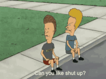 Please Stop GIF - Beavis And Butthead Stop Shut Up GIFs